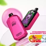 2025 Bestseller ANU Star 30000 Züge Einweg E-Zigarette Direktverkauf ab Werk mit Nikotin 0 % 2 % 3 % 5 % und Mesh Coil 1.0 Ohm — Erdbeere Himbeere Eis Flavours 2