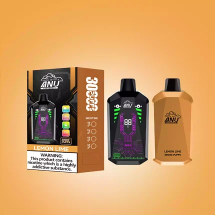 2025 Bestseller ANU Star 30000 Züge Einweg E-Zigarette Lieferung in 5 bis 7 Tagen mit Mesh Coil 1.0 Ohm — Zitrone Limette Flavours 1