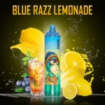 2025 Neuerscheinung RandM Tornado 15000 Züge Einweg E-Zigarette mit 25 ml E-Liquid und Mesh Coil — Blau Razz Limonade (2)