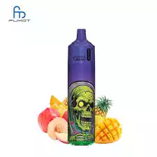 2025 Neuheit RandM Fumot Tornado 30000 Züge Einweg E-Zigarette mit 0 % 2 % 3 % 5 % Nikotin und 600 mAh Akku — Pfirsich Mango Ananas (2)