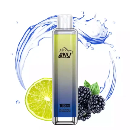 ANU Crystal 10000 Züge Einweg E-Zigarette Der günstigste Preis mit 0 % 2 % 3 % 5% Nikotin — Blau Razz Limonade Flavours 2