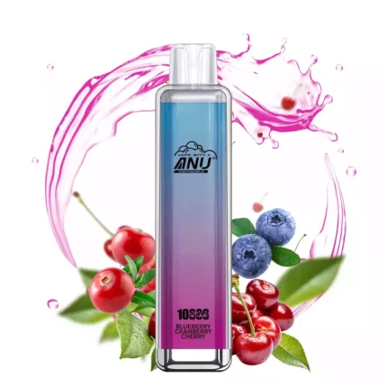 ANU Crystal 10000 Züge Einweg E-Zigarette Einzelhandel Lieferung in 5 bis 7 Tagen mit 18 ml E-Liquid — Blaubeere Cranberry Kirsche Flavours 2