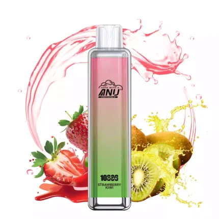 ANU Crystal 10000 Züge Einweg E-Zigarette Einzelverkauf Lieferung in 5 bis 7 Tagen mit 650 mAh Akku — Erdbeere Kiwi Flavours 1