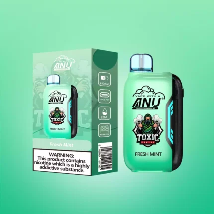 ANU Vista 30000 Züge Einweg E-Zigarette Lieferung in 5 bis 7 Tagen Wiederaufladbar Typ-C mit 650 mAh Akku — Frische Minze Flavours 2