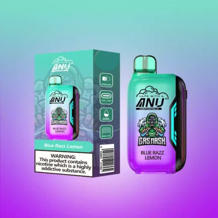 ANU Vista 30000 Züge Einweg E-Zigarette Wiederaufladbar Typ-C Direktverkauf ab Werk mit 650 mAh Akku und 22 ml E-Liquid — Blau Razz Zitrone Flavours 1