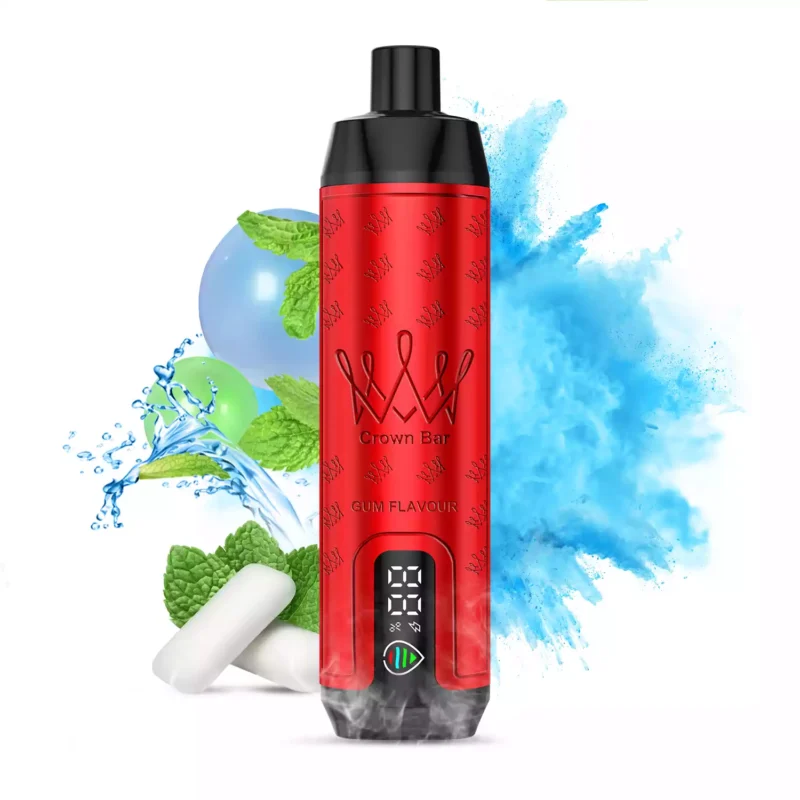 Direkt ab Werk AL FAKHAR 15000 Züge F18S Einweg E-Zigarette mit 0.5 % Nikotin und 22 ml E-Liquid – Kaugummi Geschmack