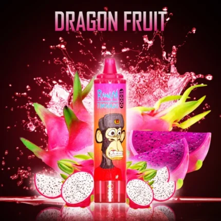 Direkt vom Hersteller RandM Tornado 15000 Züge Einweg E-Zigarette mit 25 ml E-Liquid und Mesh Coil — Drachenfrucht (3)