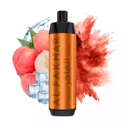 Einzeln erhältlich AL FAKHAR 15000 Züge F18S Einweg E-Zigarette mit 22 ml E-Liquid und 0.5 % Nikotin – Pfirsich Eis Geschmack (3)