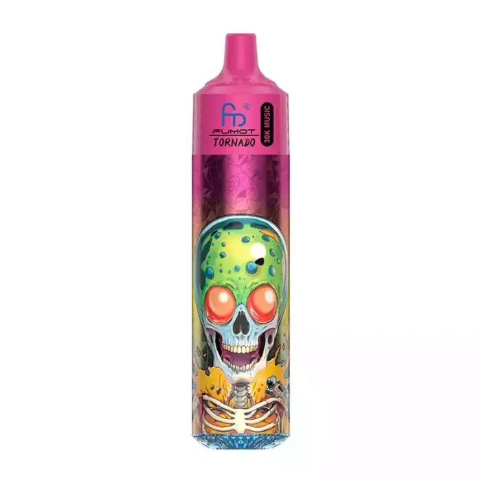 Schnelle Lieferung RandM Fumot Tornado 30000 Züge Einweg E-Zigarette mit 0 % 2 % 3 % 5% Nikotin und 600 mAh Akku — Blau Razz Eis (2)